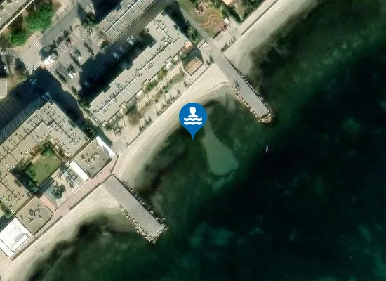 Satellite image of ETANG DE THAU - PLAGE SUD