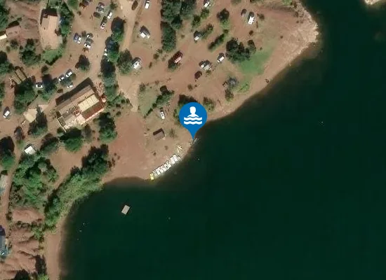 Satellite image of LAC DU SALAGOU-LE MAS