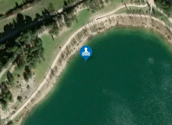 Satellite image of PLAN D'EAU DE LA CARRIERE