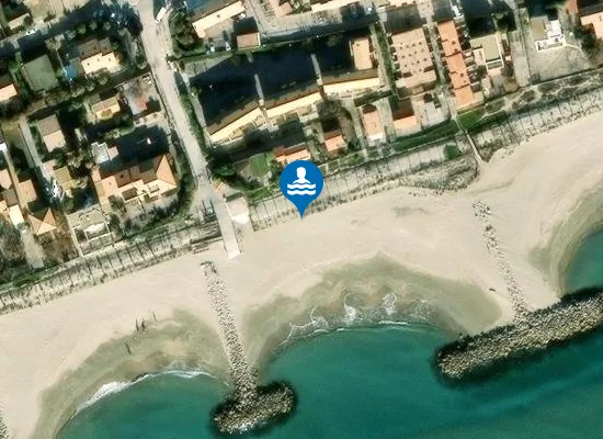 Satellite image of FRONTIGNAN PLAGE - L'ENTREE