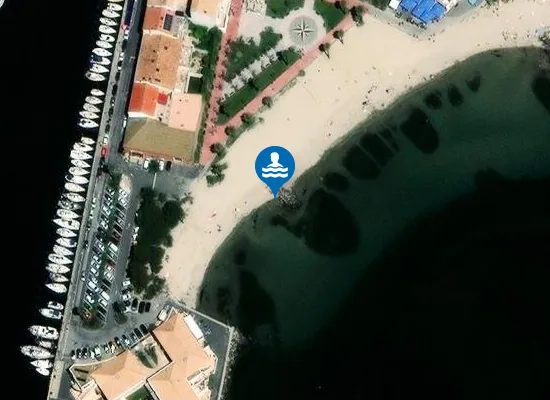 Satellite image of ETANG DE THAU - LA PLAGETTE