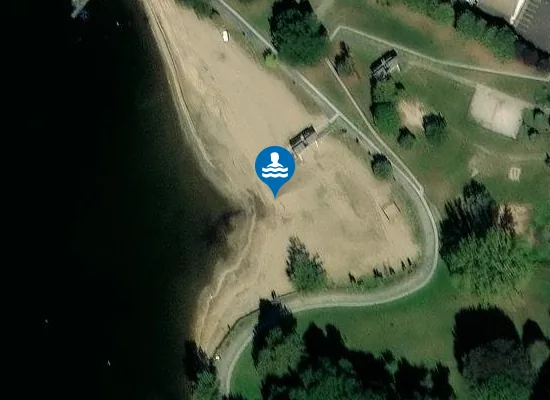 Satellite image of LAC DE LA RAVIEGE-LES BOULDOUIRES