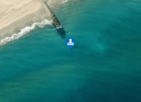 Satellite image of PLAGE DU LIDO