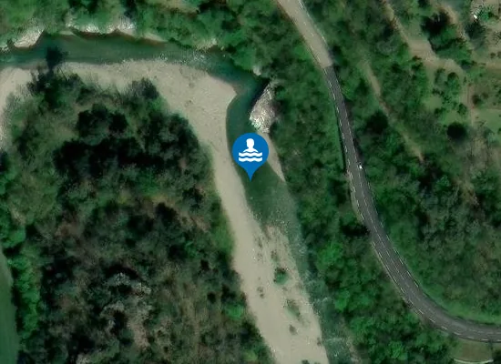 Satellite image of CAMPING MUNICIPAL DU COLLET DE DEZE