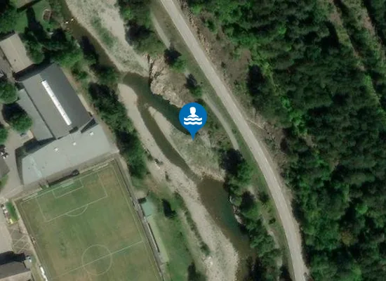 Satellite image of PLAN D'EAU DE FLORAC