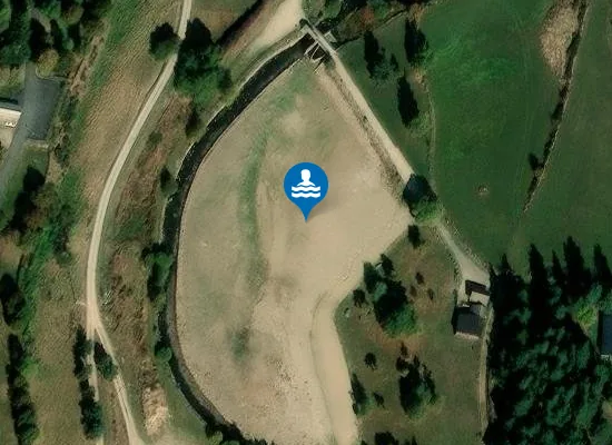 Satellite image of PLAN D'EAU DE GRANDRIEU