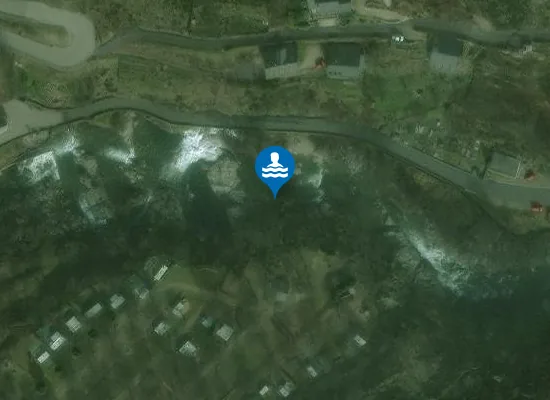 Satellite image of CAMPING MUNICIPAL DU PONT DE MONTVERT
