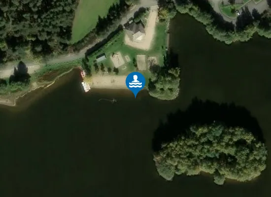 Satellite image of BARRAGE DE GANIVET