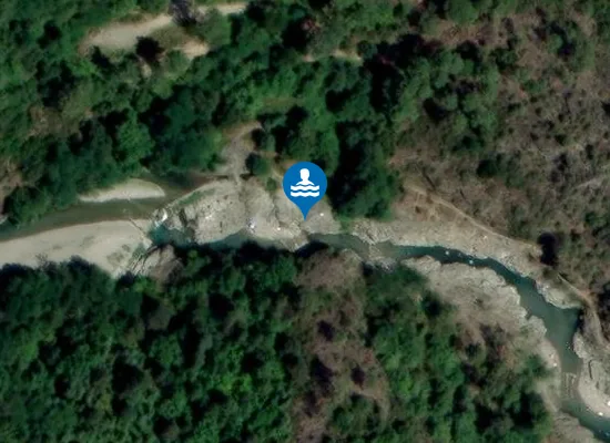 Satellite image of CASCADE DU MARTINET