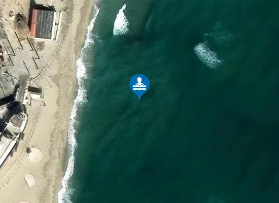 Satellite image of PLAGE DU LYDIA