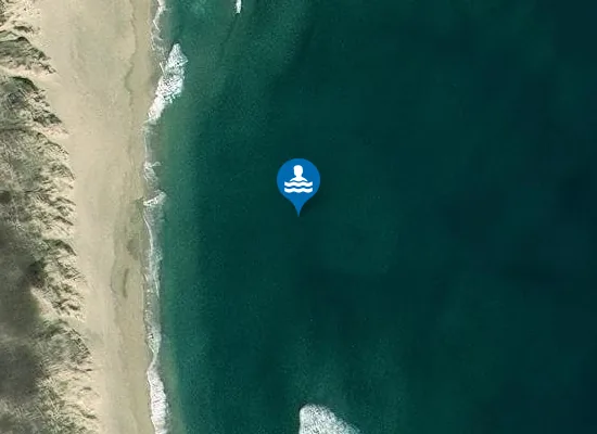 Satellite image of PLAGE DU LIDO NORD (CANET)