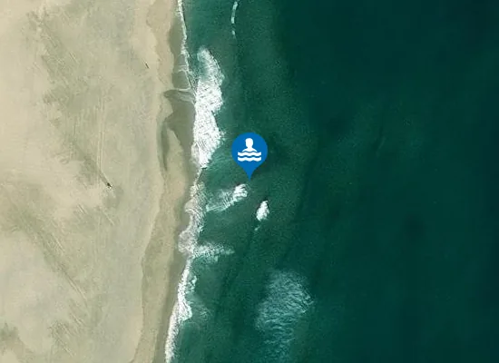 Satellite image of PLAGE DE LA MARENDA