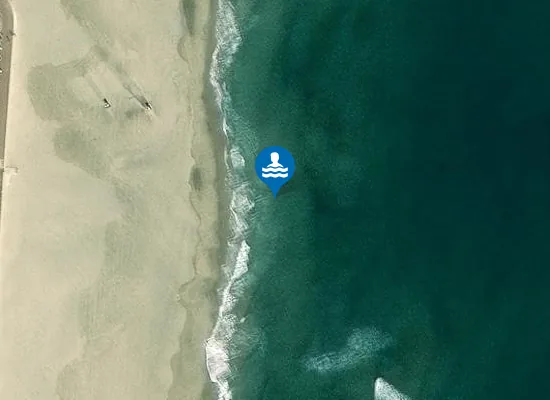 Satellite image of PLAGE DU GRAND LARGE