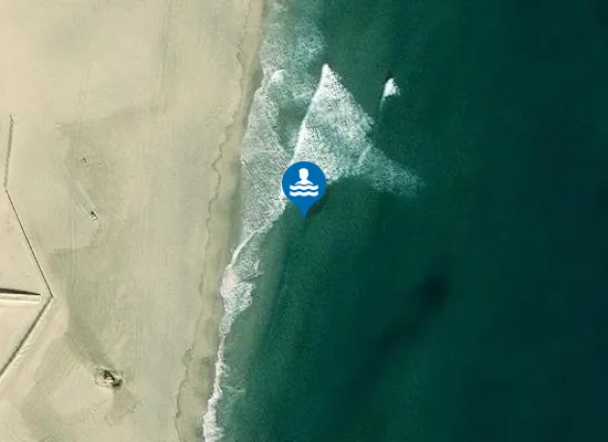 Satellite image of PLAGE CENTRALE