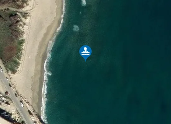 Satellite image of PLAGE DU SARDINAL (PORT-GCU)