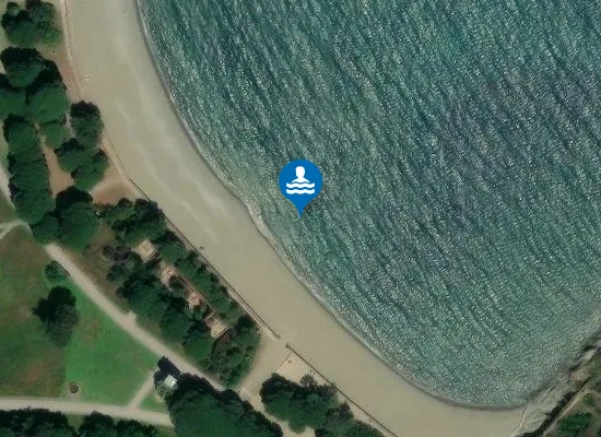 Satellite image of PLAGE DE L'USINE