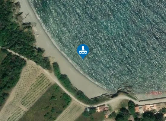 Satellite image of PLAGE DU FOURAT