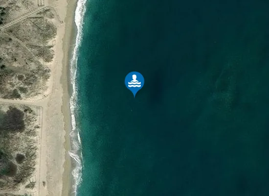 Satellite image of PLAGE DU CAMPING MUNICIPAL