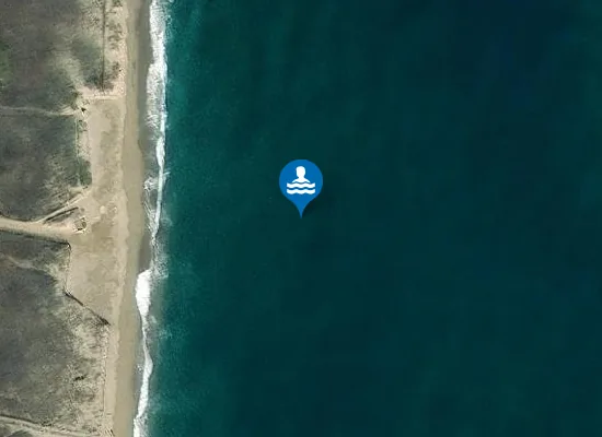 Satellite image of PLAGE SUD