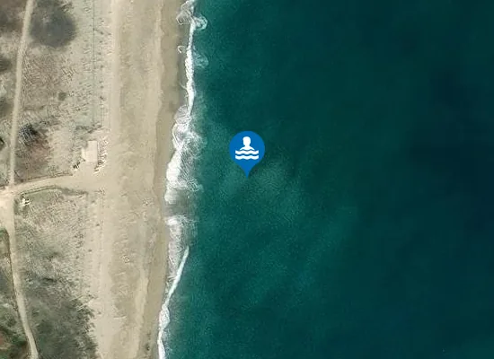 Satellite image of PLAGE NORD