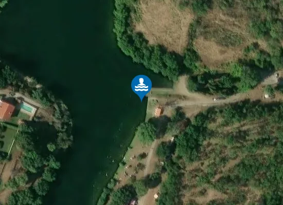 Satellite image of PLAGE DU CAMPING