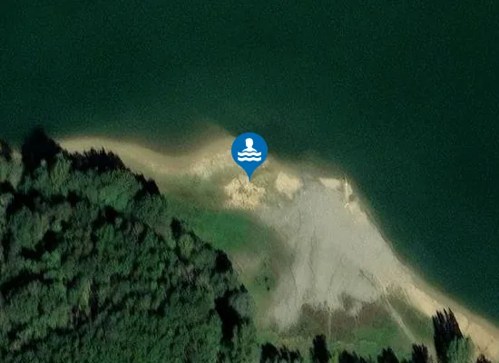 Satellite image of PLAN D'EAU MONDELY