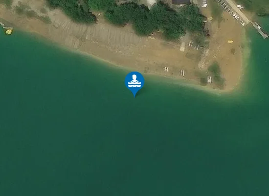 Satellite image of LAC DE MONTBEL COTE LERAN