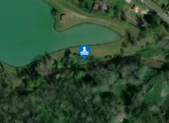 Satellite image of LAC DE STE CROIX VOLVESTRE