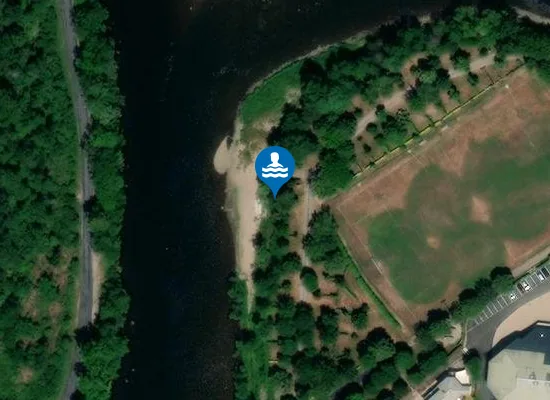 Satellite image of CAMPING DU VAL DE SAURES