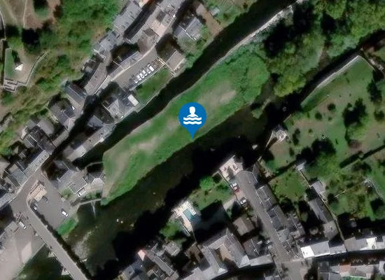 Satellite image of PLAGE AMONT VIEUX PONT