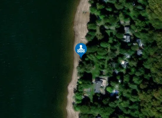 Satellite image of LA DEVEZE