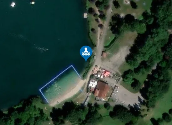 Satellite image of BAIGNADE AMENAGEE DE MONTREJEAU