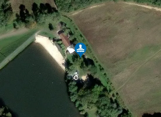 Satellite image of LAC DE LA FORET