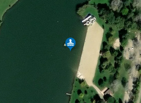 Satellite image of LAC DE CASTERA VERDUZAN