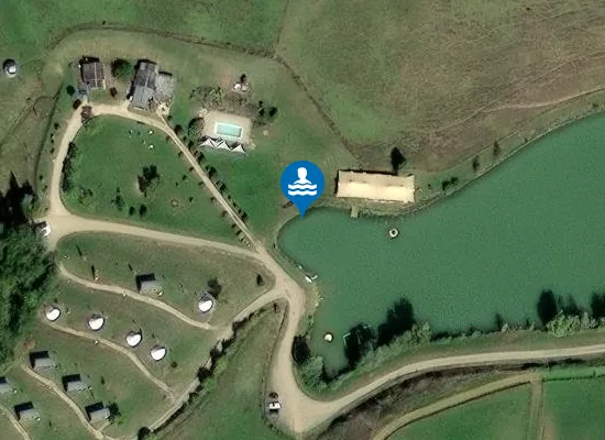 Satellite image of Lac D'Escapa