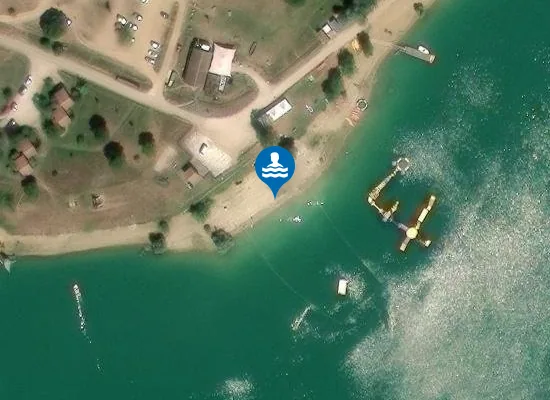 Satellite image of BARRAGE DE LA GIMONE