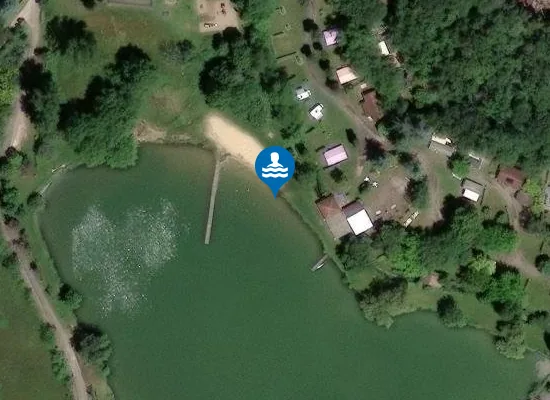 Satellite image of PLAN D'EAU DE LA CAYRE