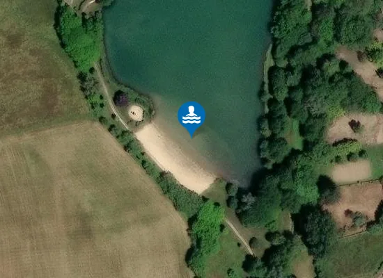 Satellite image of PLAN D'EAU LAMOTHE-FENELON