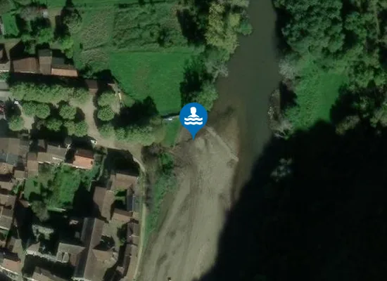 Satellite image of PLAN D'EAU MARCILHAC