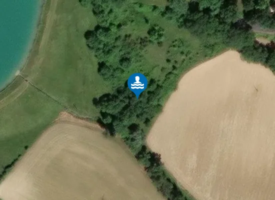 Satellite image of PLAN D'EAU SAINT SERNIN