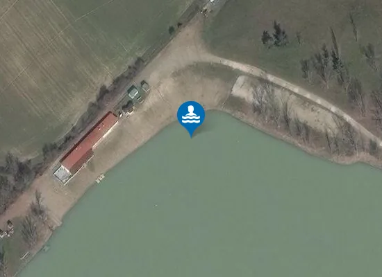 Satellite image of PLAGE LAC DE NEGRET