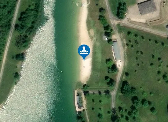 Satellite image of LAC PLAGE SABLE