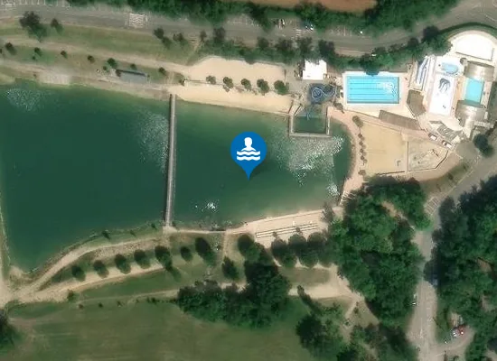 Satellite image of LAC PLAGE COTE TOBOGGAN