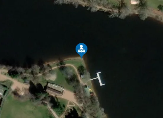 Satellite image of PLAN D'EAU SAINT CLEMENT