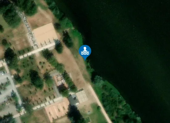 Satellite image of MOULINS PLAGE ALLIER