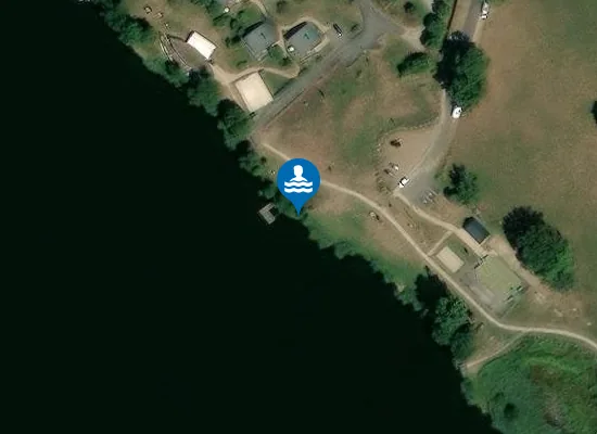 Satellite image of LAC DE MENET