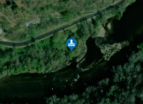 Satellite image of LE SOULOU (RIVIERE LE LOT)