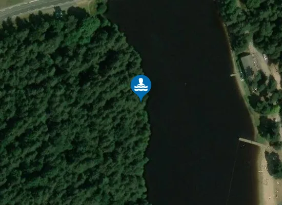 Satellite image of PLAN D'EAU DE LA TOUR