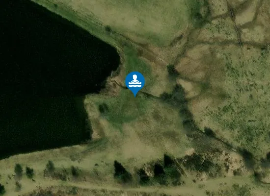 Satellite image of ETANG DE LA BANNE D'ORDANCHE