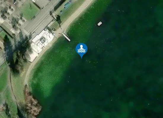 Satellite image of DIVONNE-LES-BAINS - LAC DE DIVONNE